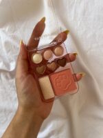 پالت سه‌کاره – رژگونه، هایلایتر و سایه چشم - Image 5